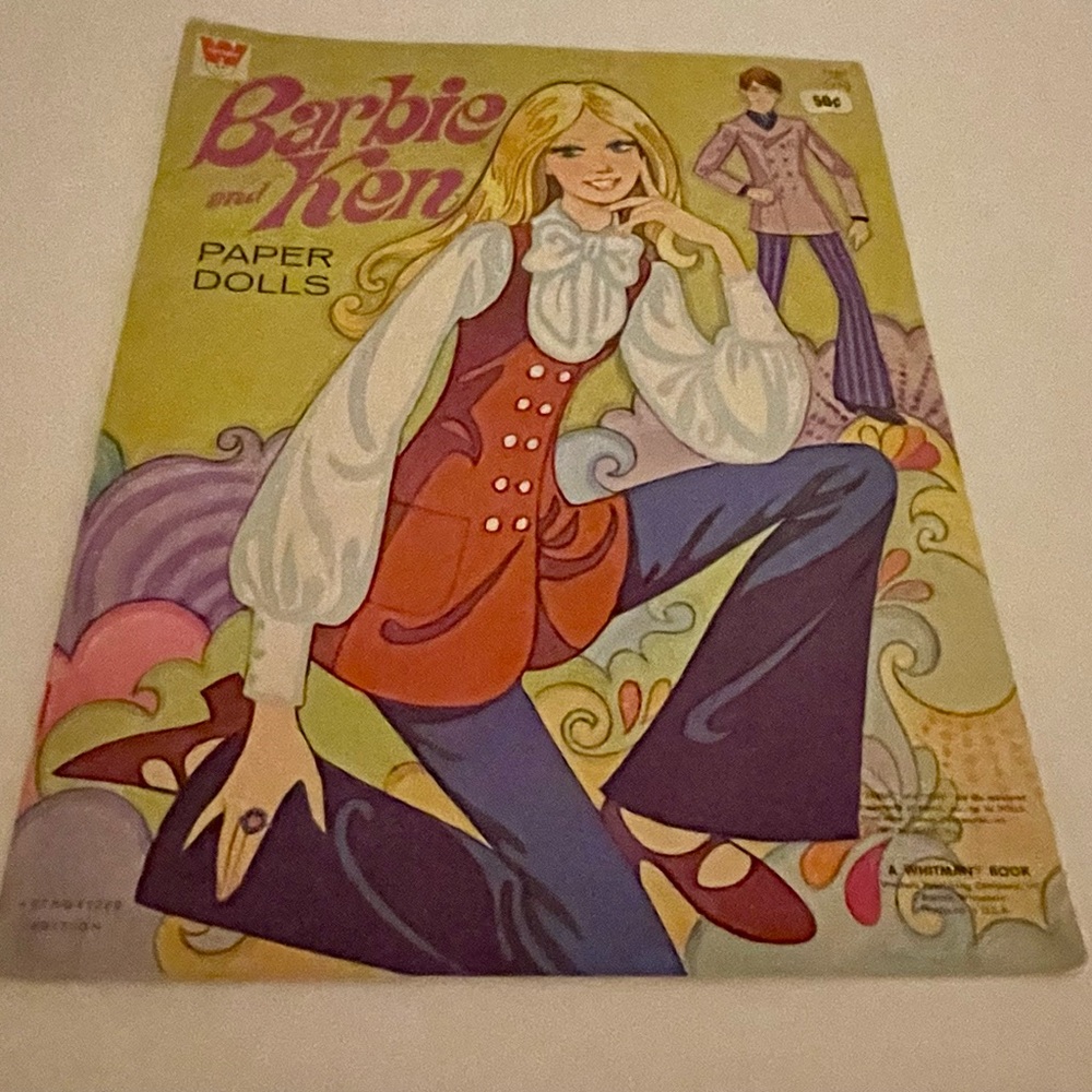 Barbie and Ken Paper Dolls 1970